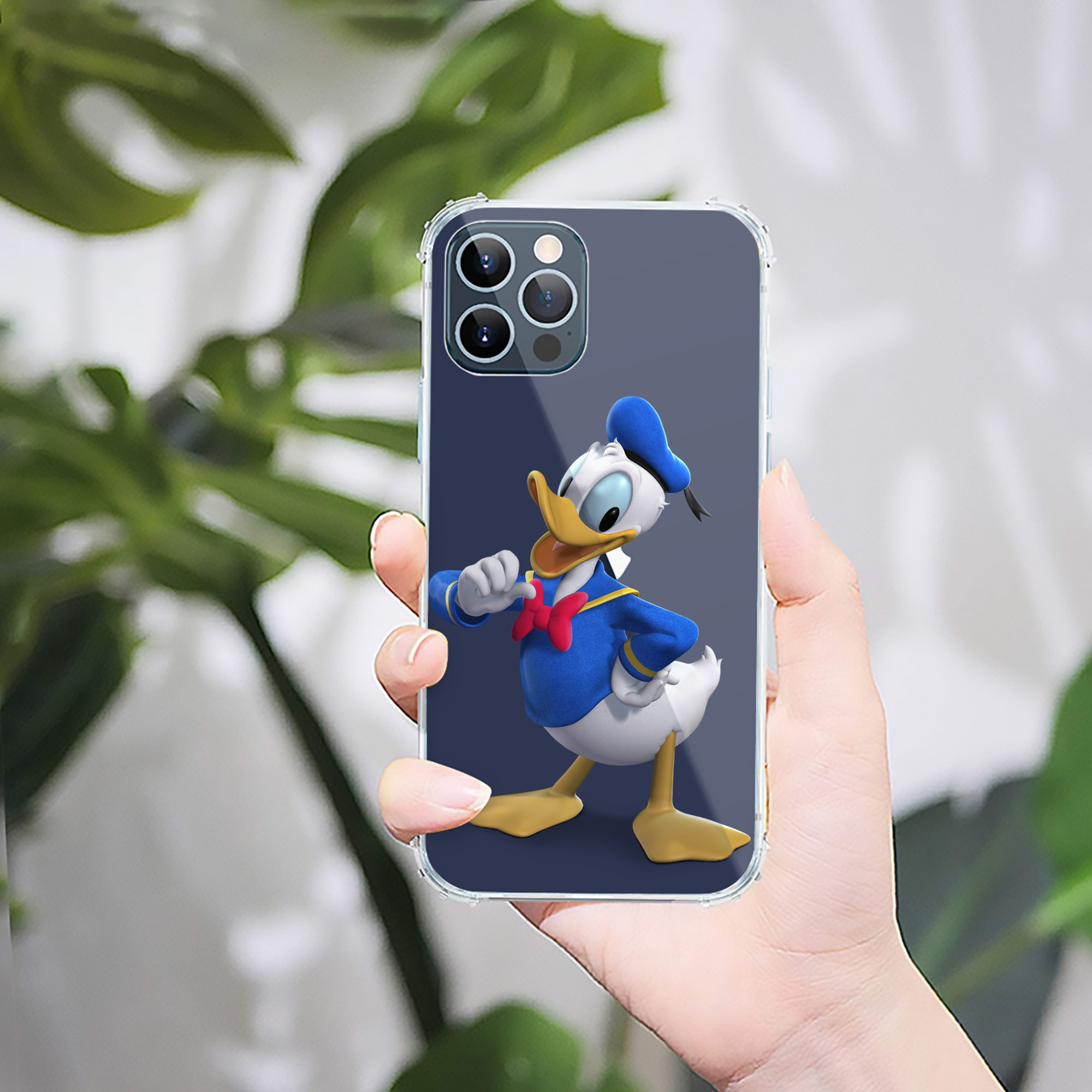 （画像用） ミッキーマウス Mickey Mouse 【iPhone 12シリーズ対応】透明スマホケース（クリアソフトケース）